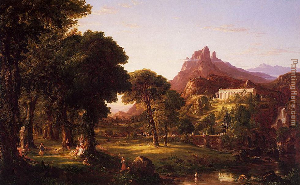 Dream of Arcadia painting - Thomas Cole Dream of Arcadia art painting